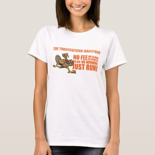 感謝祭のマラソン Tシャツ (正面)