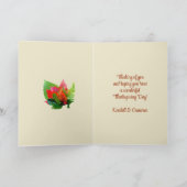 感謝祭のメッセージ・カード シーズンカード (内部)