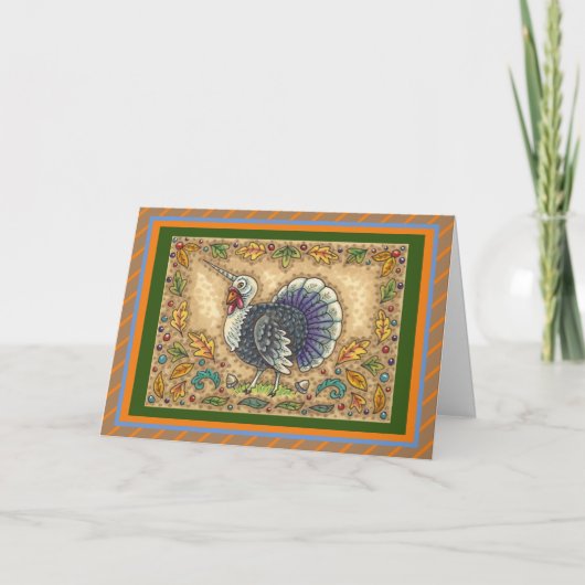 感謝祭のユニコーン・ターキー　（ぎせい・こうふん） シーズンカード (正面)