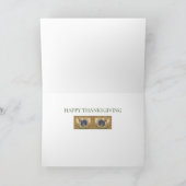 感謝祭のユニコーン・ターキー、幻想的なファンタジー シーズンカード (内部)