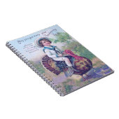 感謝祭のユーモアあふれる子供と turkey ノートブック (右側)