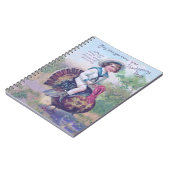 感謝祭のユーモアあふれる子供と turkey ノートブック (左側)