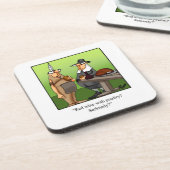 感謝祭のユーモア コースター (左側)