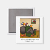 感謝祭のユーモア「鉄のギブレット」マグネットギフト マグネット (正面/裏面)