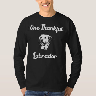 感謝祭のラブラドール犬の Tシャツ