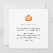 感謝祭のリース　新居へ移動しました 案内状 (裏面)