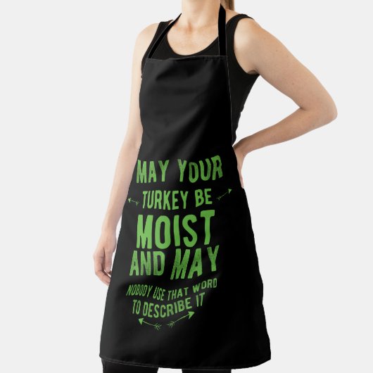 感謝祭の七面鳥がしっとりしていおもしろいるように エプロン (インサイチュ)