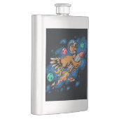 感謝祭の七面鳥に乗るロケット  フラスク (右)