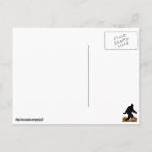 感謝祭の七面鳥のために行ったスクアチン シーズンポストカード (裏面)