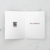 感謝祭の七面鳥のトリオのカード - 祝福 シーズンカード (内部)