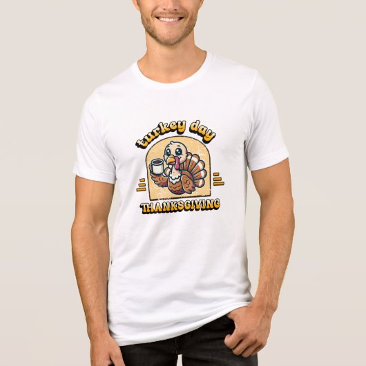 感謝祭の七面鳥の日 トライブレンドTシャツ (正面)