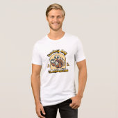 感謝祭の七面鳥の日 トライブレンドTシャツ (正面全面)