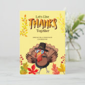 感謝祭の七面鳥の晩餐会 招待状 (スタンド正面)