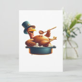 感謝祭の七面鳥の注入器 招待状 (スタンド正面)