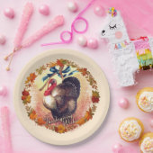 感謝祭の七面鳥の願い ペーパープレート (パーティー)