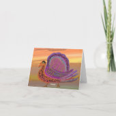 感謝祭の七面鳥カード シーズンカード (裏面)