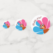 感謝祭の七面鳥ジェンダーの暴露 コンフェッティ (正面)