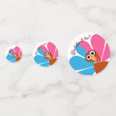 感謝祭の七面鳥ジェンダーの暴露 コンフェッティ (裏面)