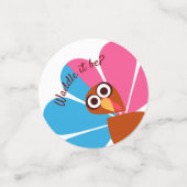 感謝祭の七面鳥ジェンダーの暴露 コンフェッティ (スモール正面)