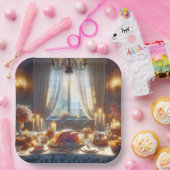 感謝祭の七面鳥センターピース ペーパープレート (パーティー)