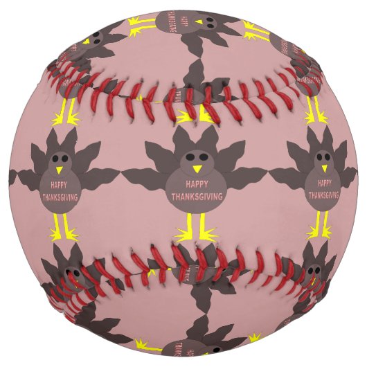 感謝祭の七面鳥ソフトボール ソフトボール (正面)