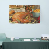 感謝祭の七面鳥ディナー 横断幕 (トレードショー)