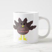 感謝祭の七面鳥マグ ジャンボコーヒーマグカップ (右)