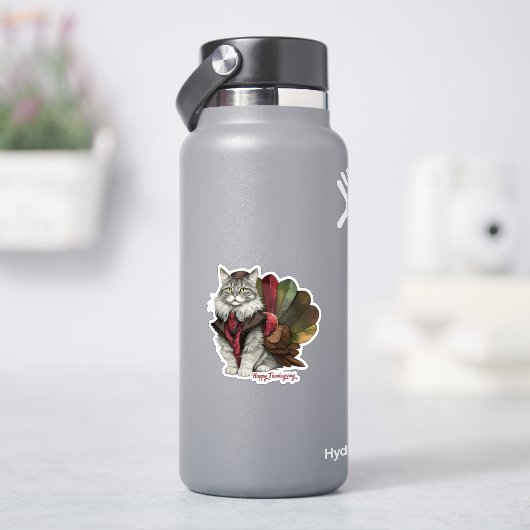感謝祭の七面鳥 シール (HydroFlask)