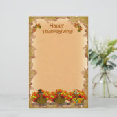 感謝祭の七面鳥 便箋 (スタンド正面)