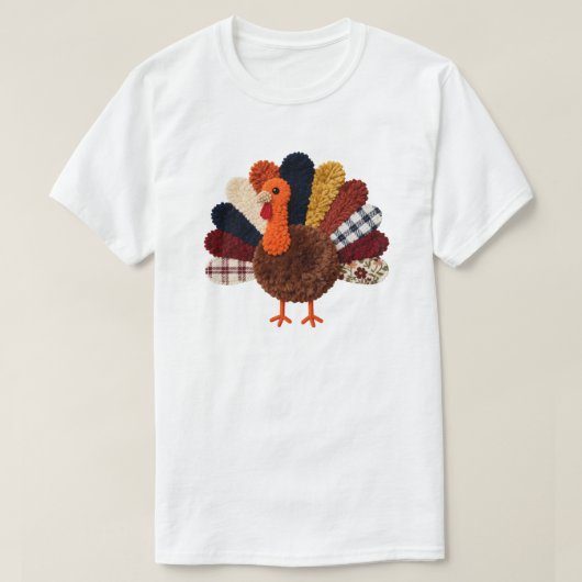 感謝祭の七面鳥 Tシャツ (デザイン正面)