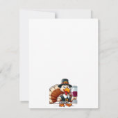 感謝祭の乾杯！楽しい七面鳥 シーズンカード (裏面)