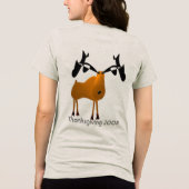 感謝祭の今年の変化 – トライブレンドTシャツ (裏面)