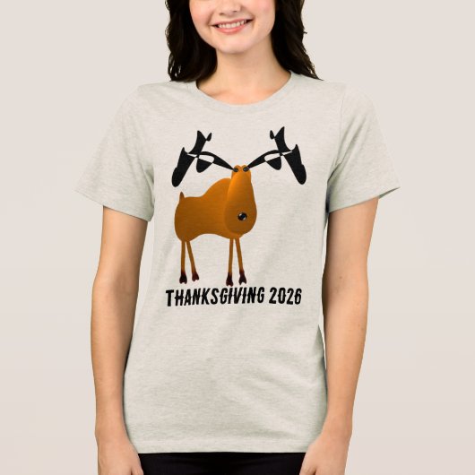 感謝祭の今年の変化 – トライブレンドTシャツ (正面)