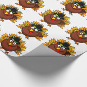 感謝祭の休暇のトルコ ラッピングペーパー (角)