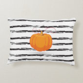 感謝祭の休暇の秋のかえでの葉のブラシの装飾 アクセントクッション (裏面)