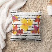 感謝祭の休暇の秋のかえでの葉のブラシの装飾 クッション (ブランケット)