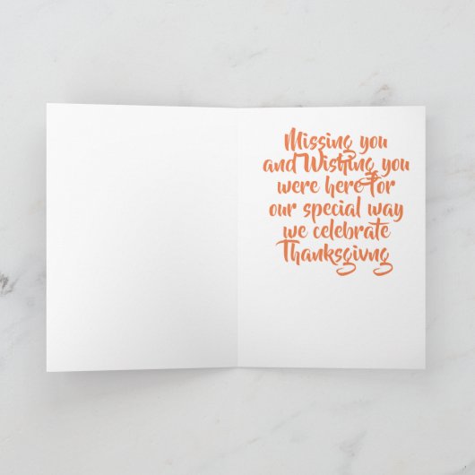 ***感謝祭の兵士****ここにUを! シーズンカード (内部)