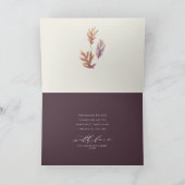 感謝祭の写真カード サンキューカード (内部)