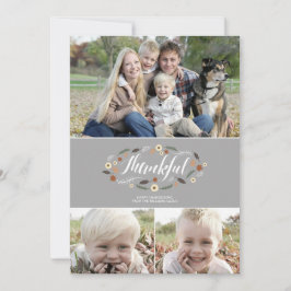 感謝祭の写真カード シーズンカード