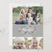 感謝祭の写真カード シーズンカード (正面)