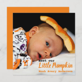 感謝祭の写真 出生発表 招待状