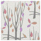 感謝祭の冬の木生地 ファブリック (クローズアップ)