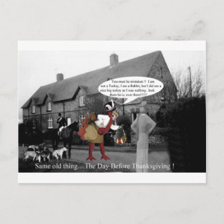 感謝祭の前の日も同じ古い… シーズンポストカード