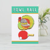 感謝祭の卓球招待状 招待状 (スタンド正面)