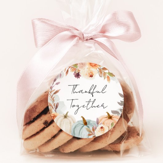 感謝祭の友与え達の夕食の好意 ラウンドシール