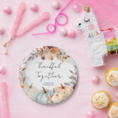 感謝祭の友与え達の夕食 ペーパープレート (パーティー)