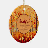 感謝祭の友情お祝い記念 セラミックオーナメント (右)