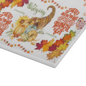 感謝祭の友情が育む秋 | カッティングボード (角)