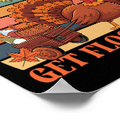 感謝祭の友情を育むチームが集まる ポスター (角)