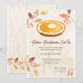 感謝祭の友情招待状 招待状 (正面/裏面)